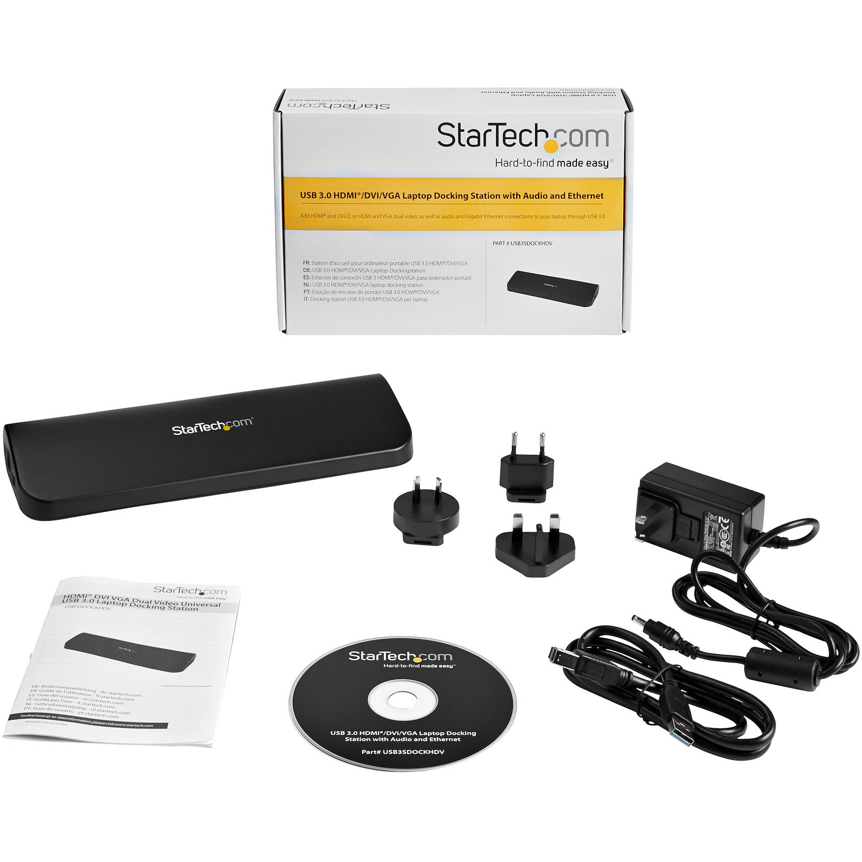 Priključna stanica za prijenosno računalo USB-C STARTECH.COM USB3SDOCKHDV-12