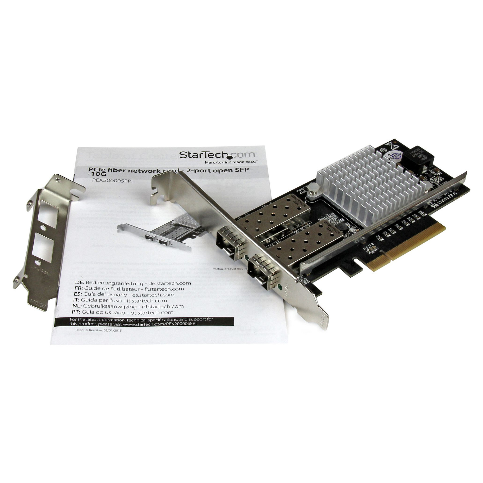 Mrežna kartica STARTECH PEX20000SFPI, 2x 10G SFP+, PCIe-8