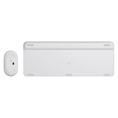 Bežični set tipkovnice i miša LOGITECH Slim Wireless Combo MK470 (QWERTZ, njemački) Off-White bijela – internacionalna non HR tipkovnica-3