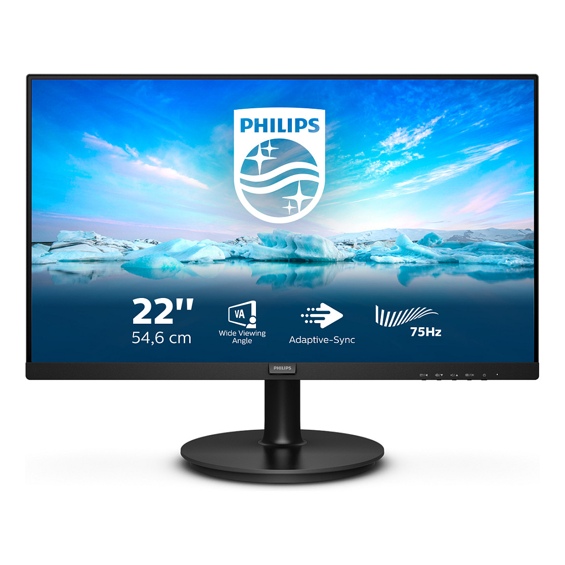 Monitor PHILIPS V-Line 222V8LA/00 54.6 cm (21.5") 1920 x 1080 Full HD-12