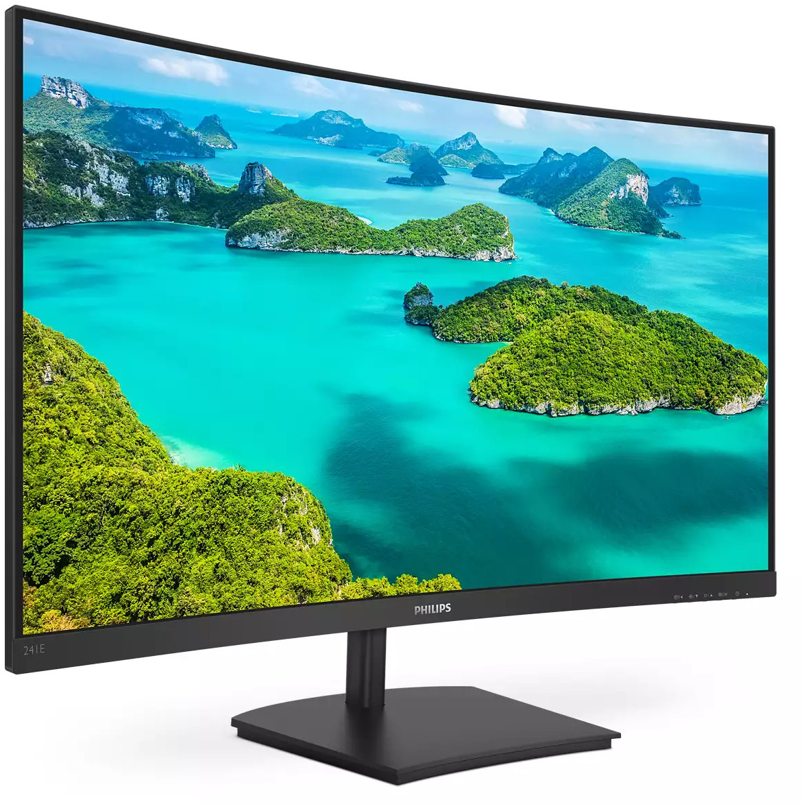 Monitor PHILIPS E-line 241E1SC 24" curved Full HD-8