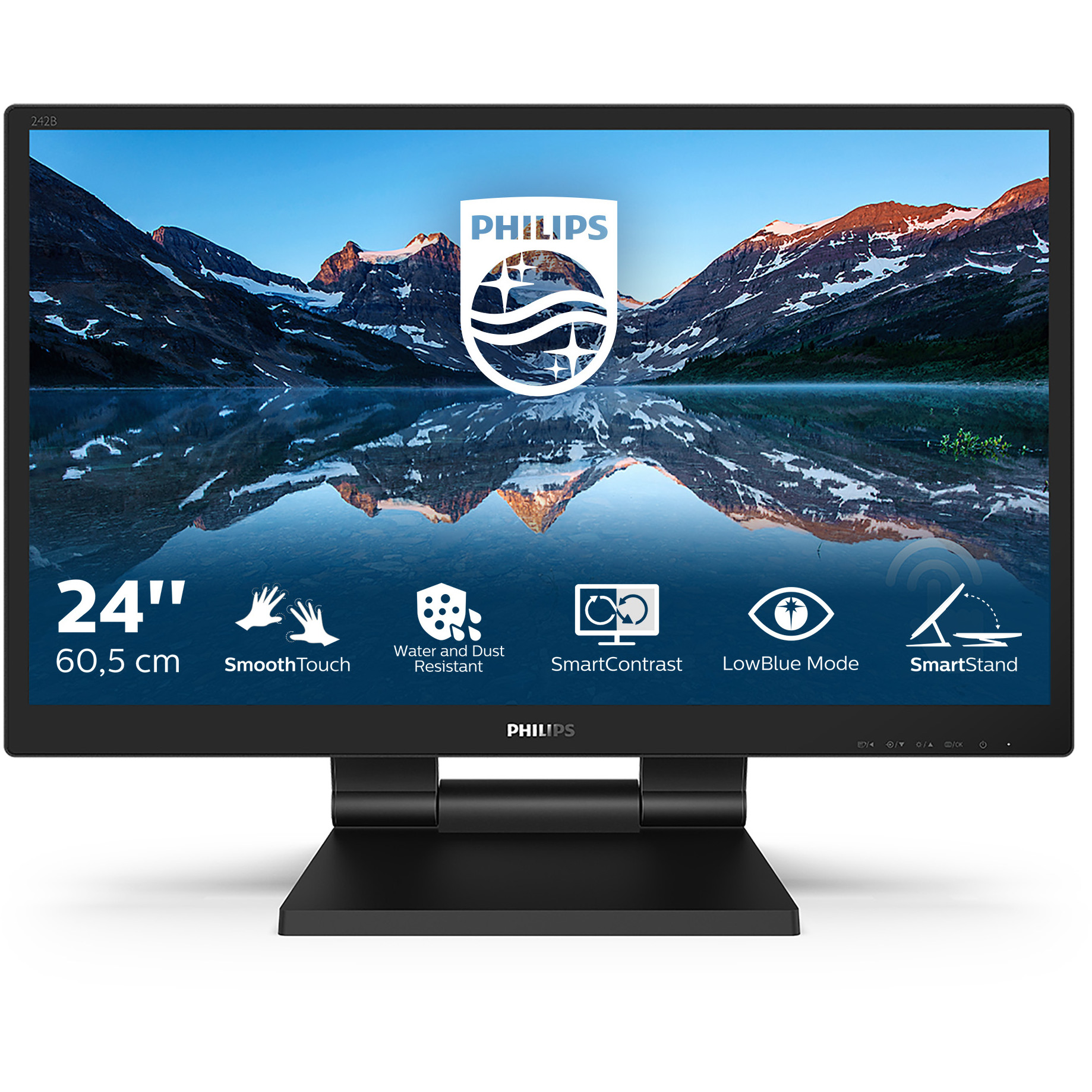 Zaslon osjetljiv na dodir PHILIPS B Line 242B9T (61 cm (24"), 1920 x 1080 Full HD)-5