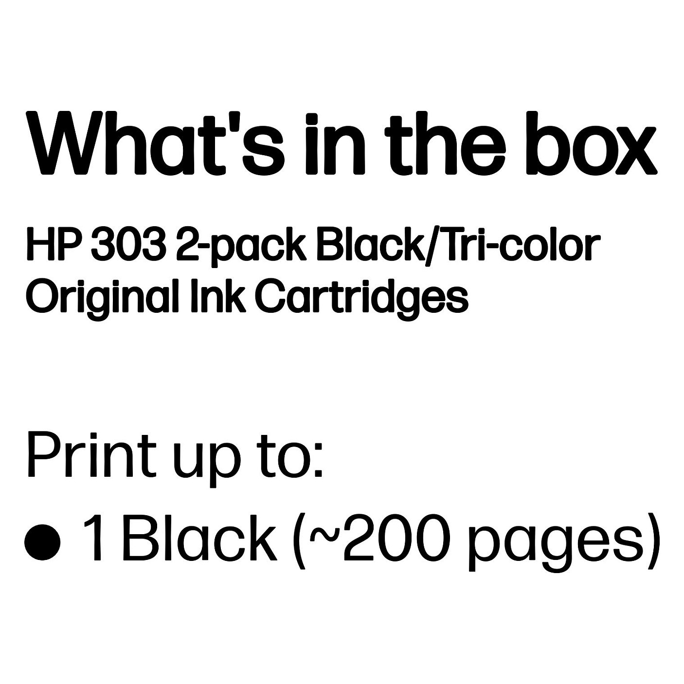 Spremnik s tintom HP 303 tinta (paket od 2 komada, 1x crna, 1x boja) crna, cijan, magenta, žuta-2