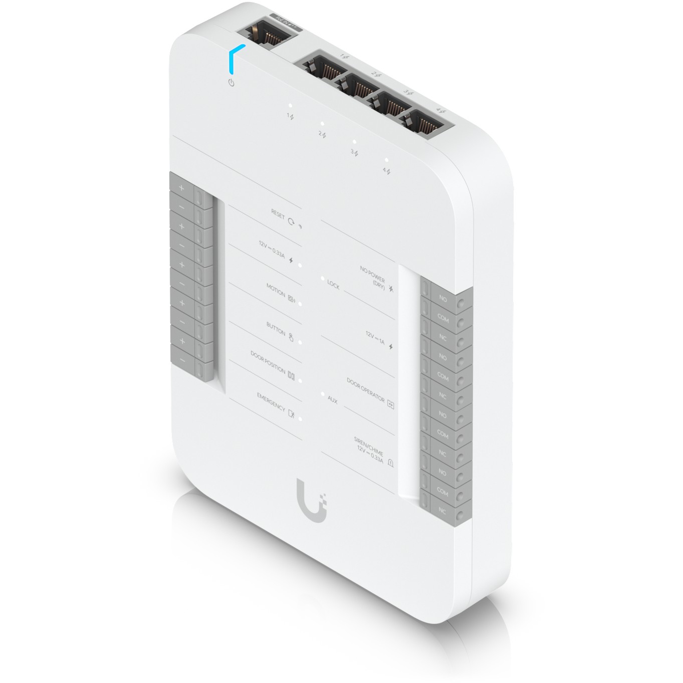 Kontroler za vrata UBIQUITI UniFi Access Hub (Ethernet, sigurnosni, PoE)-12