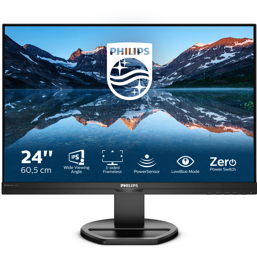 Monitor PHILIPS B Line 240B9/00 (24.1" IPS, 75Hz, 1920 x 1200 WUXGA crni)-5