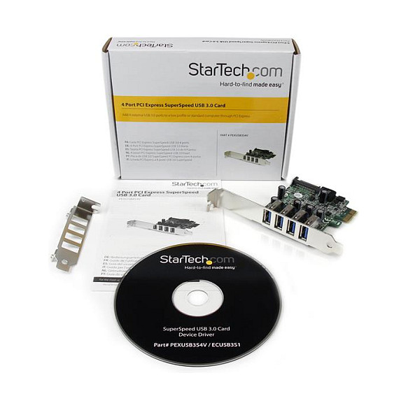 PCIe USB 3.0 kontroler kartica STARTECH.COM PEXUSB3S4V (4x USB 3.0, SATA napajanje, UASP)-8