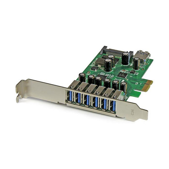 PCI Express USB kartica STARTECH.COM PEXUSB3S7 (7x USB 3.2 Gen 1, SATA napajanje, UASP)-3