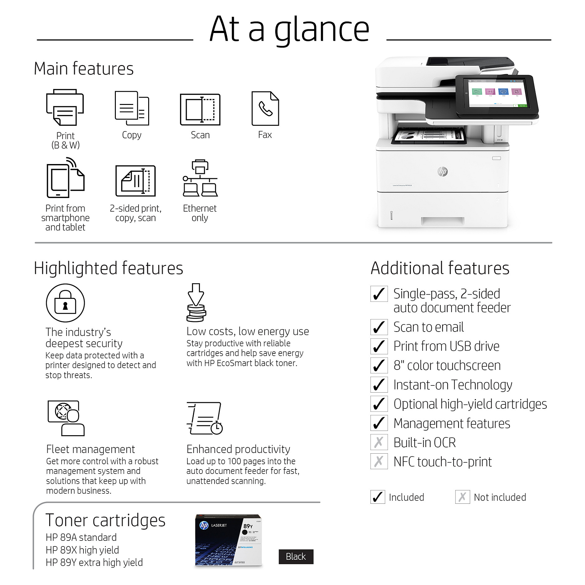 Printer HP LASERJET ENTERPRISE M528f-17