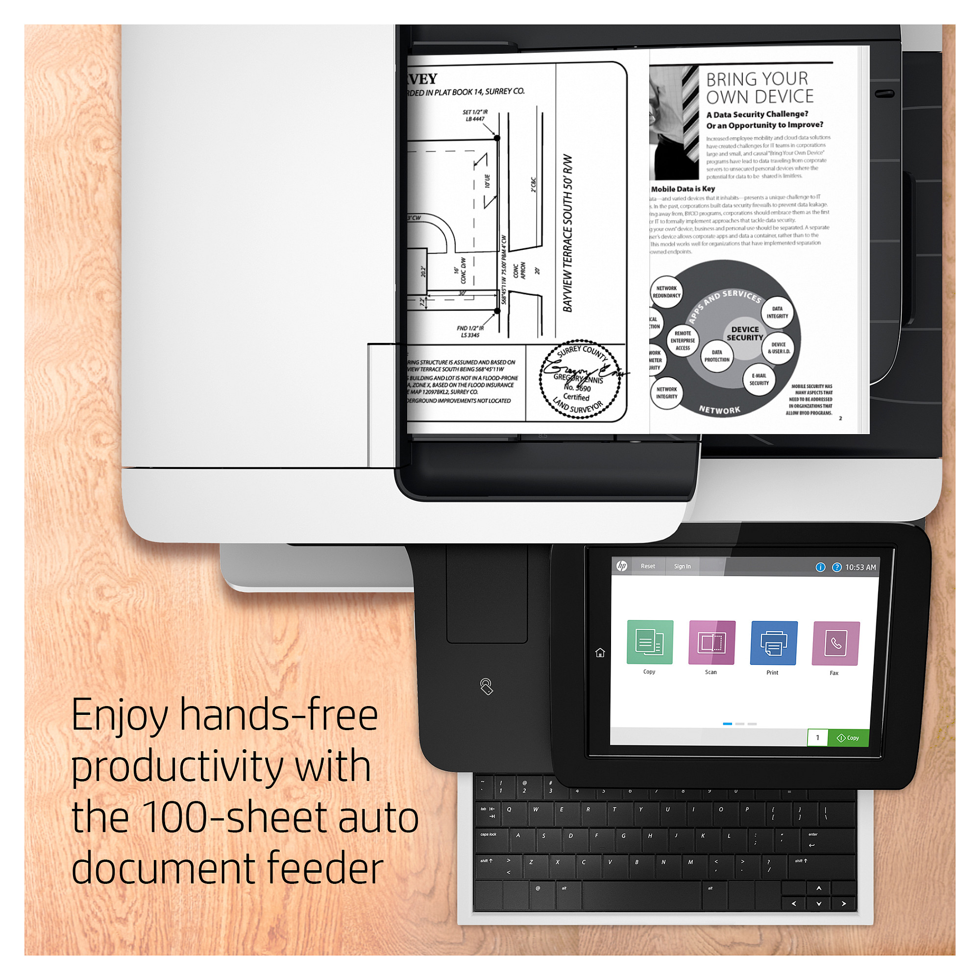 Višenamjenski pisač HP LASERJET ENTERPRISE FLOW M528Z MFP A4-13
