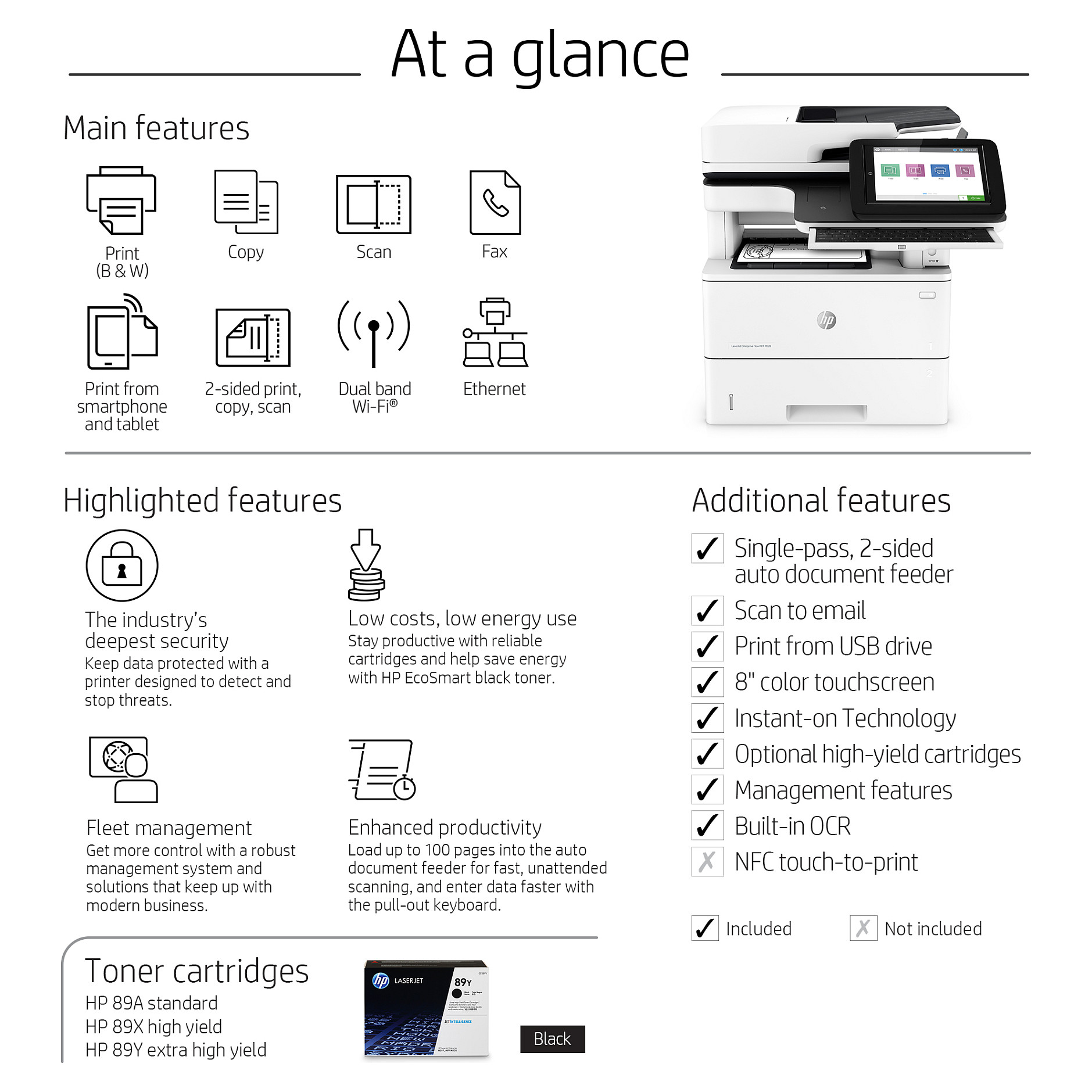 Višenamjenski pisač HP LASERJET ENTERPRISE FLOW M528Z MFP A4-8