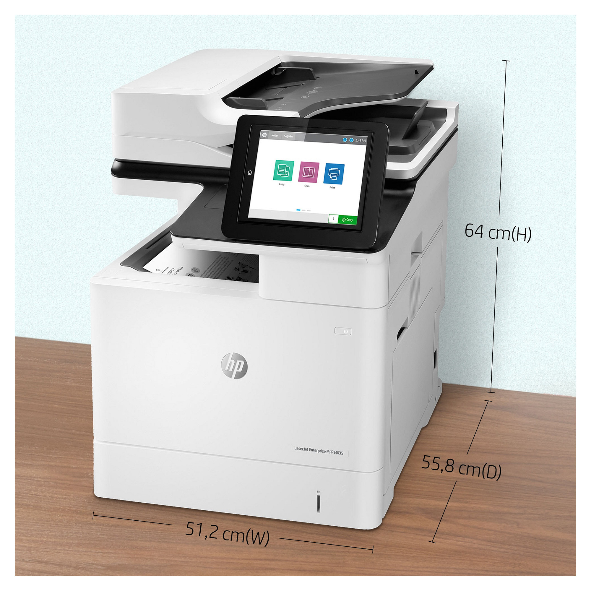 Pisač HP LaserJet Enterprise M635h MFP A4-17