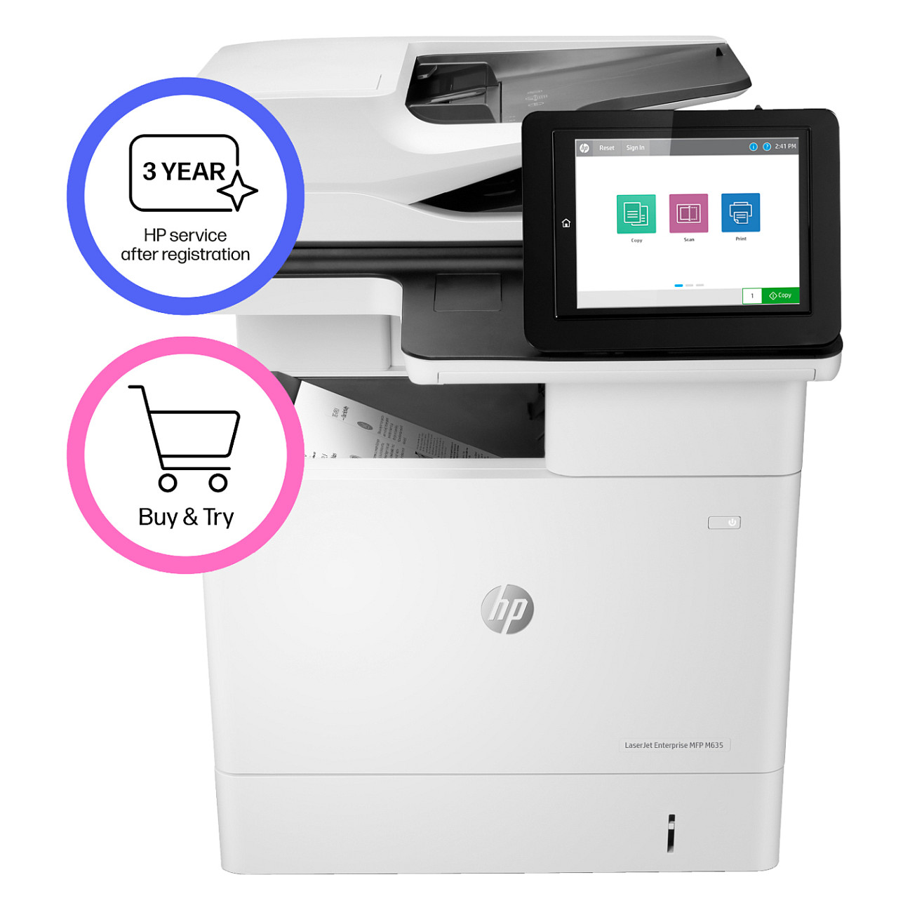 Pisač HP LaserJet Enterprise M635h MFP A4-19