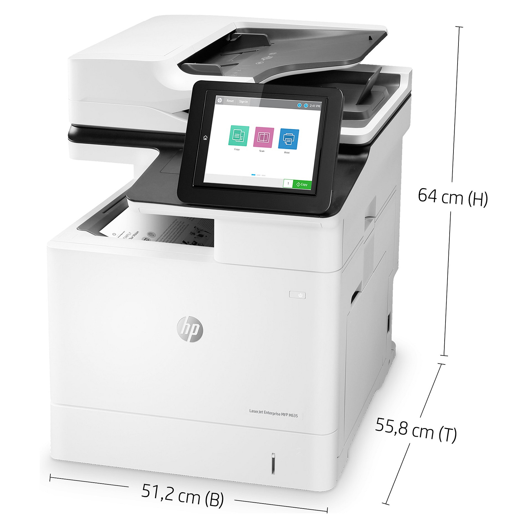 Pisač HP LaserJet Enterprise M635h MFP A4-8