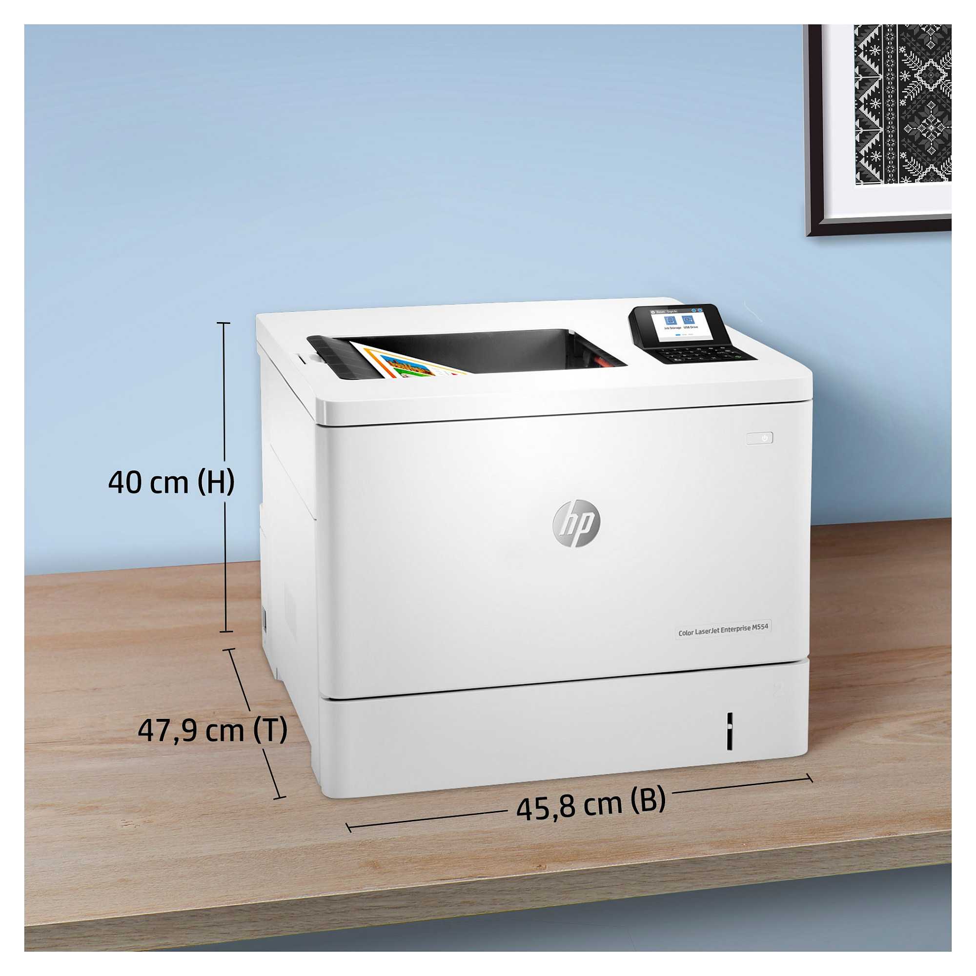 Printer HP LASERJET ENTERPRISE M554DN (color, laser, 40 stranica u minuti, automatski obostrani ispis, 1200 x 1200 dpi)-12