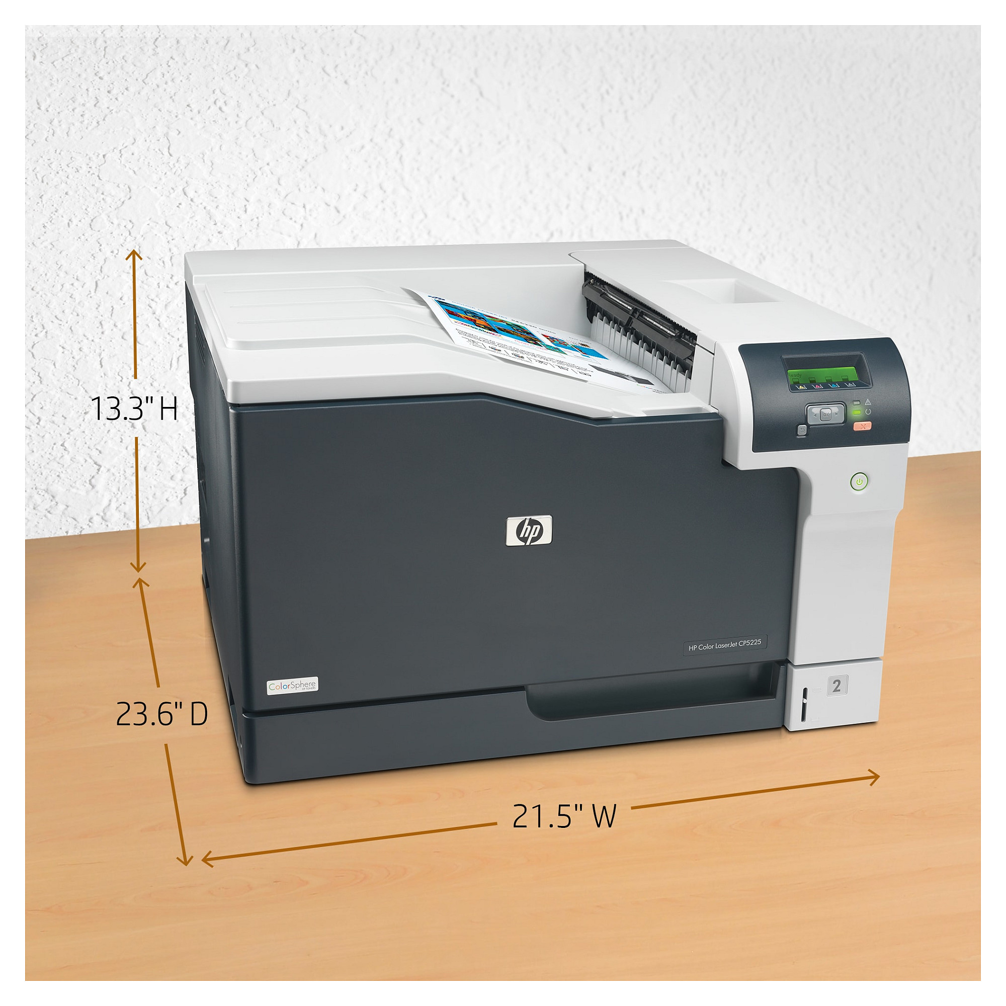 HP Laser Printer LaserJet CP5225dn-18