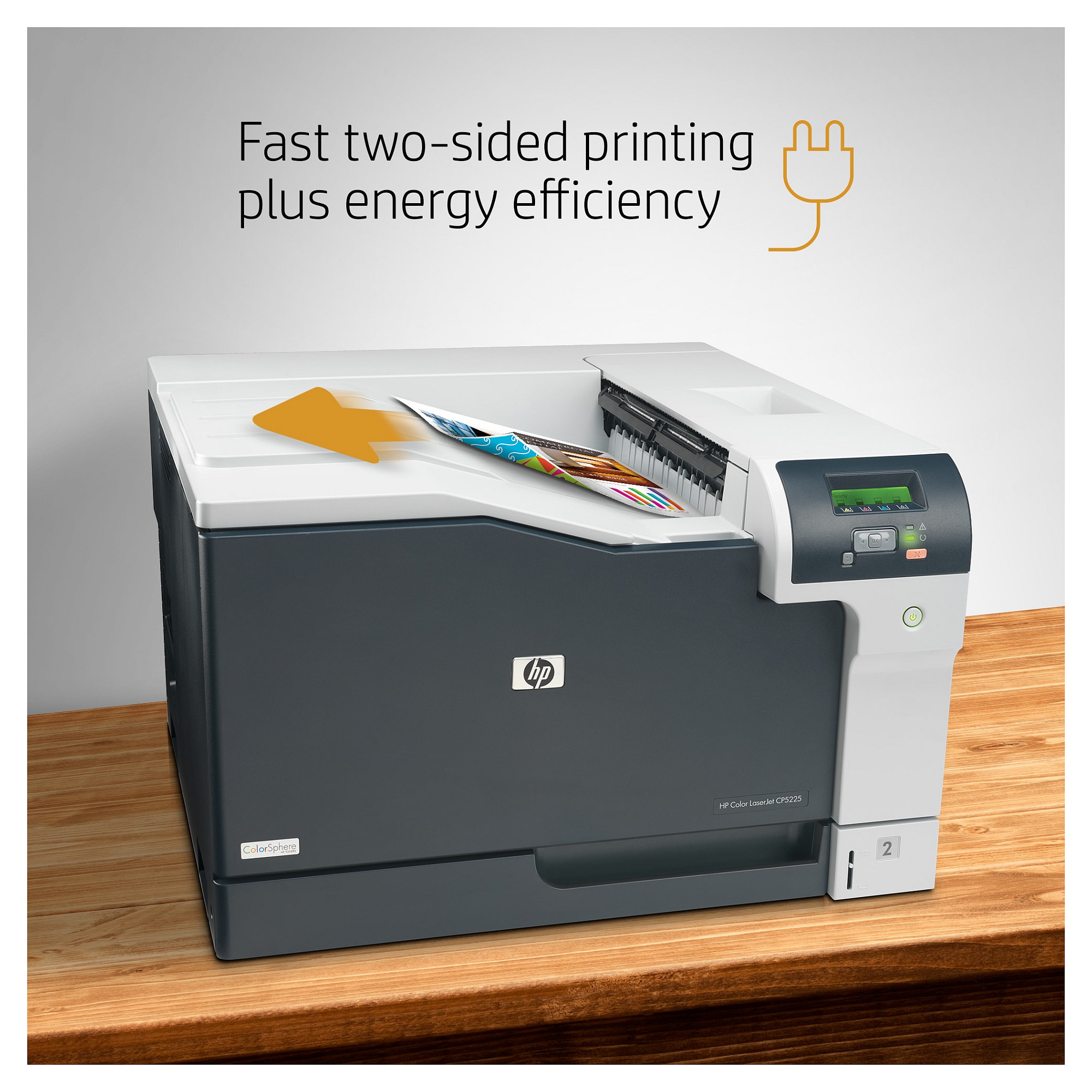 HP Laser Printer LaserJet CP5225dn-21