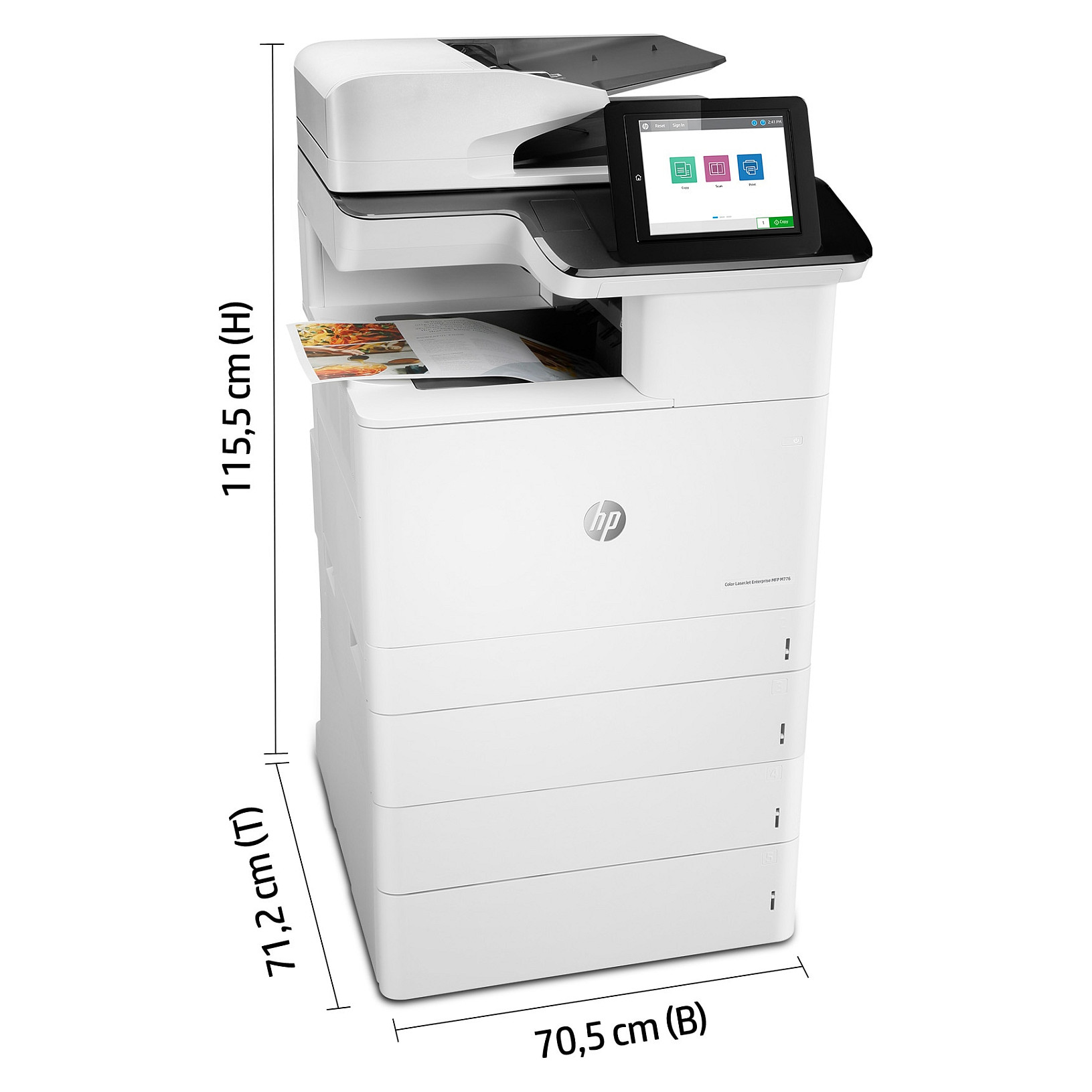 Višenamjenski pisač HP LaserJet Enterprise MFP M776dn (u boji)-13