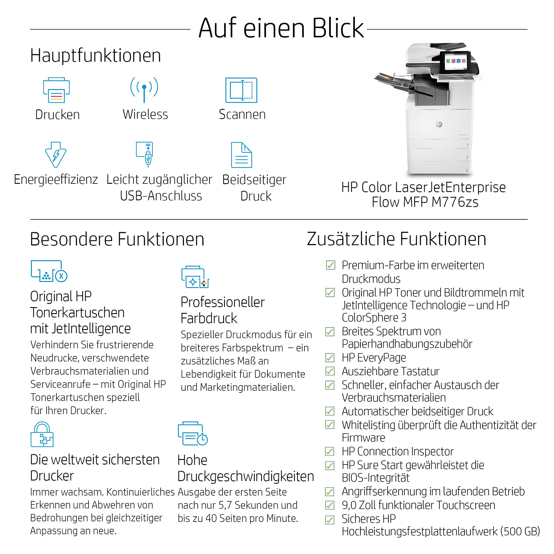 Toner HP Color LaserJet M776zs MFP A3-10