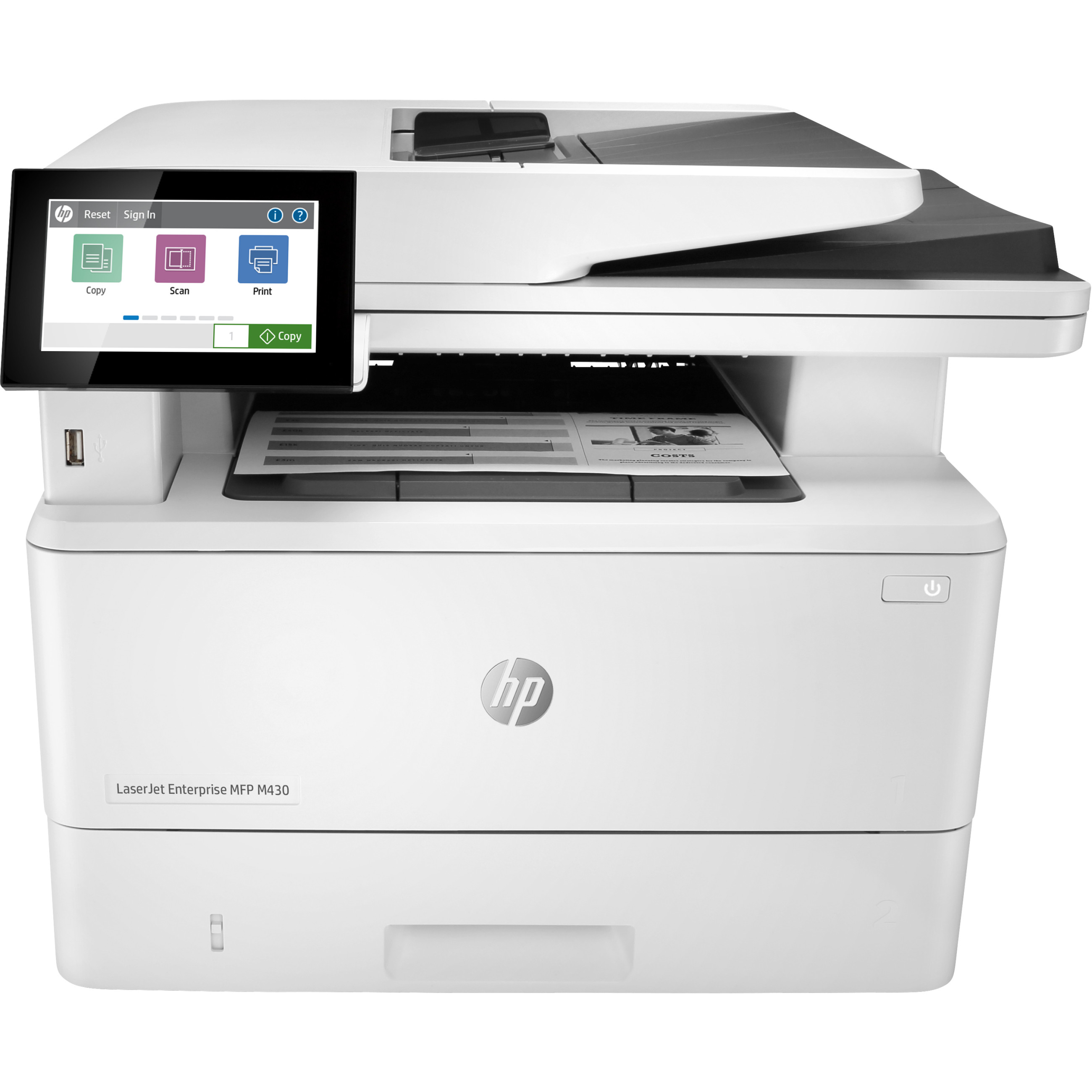 Višenamjenski pisač HP LASERJET ENTERPRISE MFP M430F (crna boja, funkcija ispisa, skeniranja, kopiranja i faksa, automatski obostrani ispis)-7