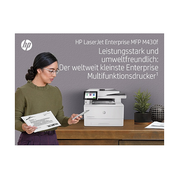 Višenamjenski pisač HP LASERJET ENTERPRISE MFP M430F (crna boja, funkcija ispisa, skeniranja, kopiranja i faksa, automatski obostrani ispis)-15