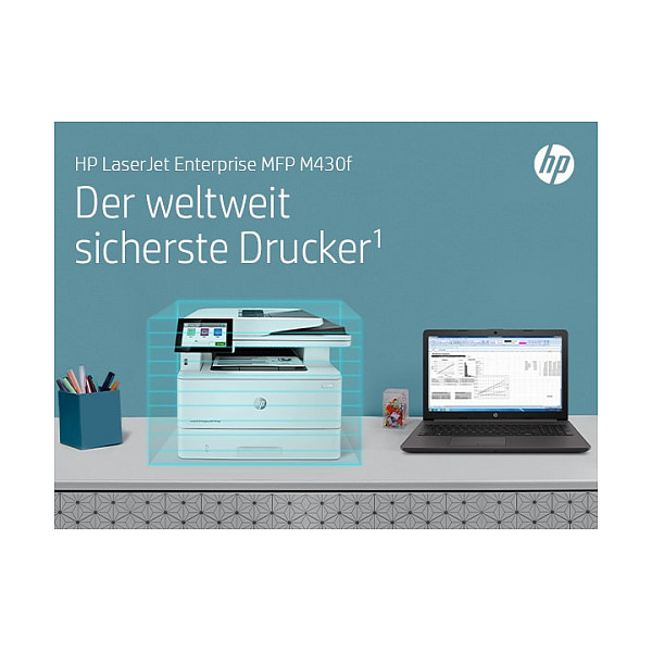 Višenamjenski pisač HP LASERJET ENTERPRISE MFP M430F (crna boja, funkcija ispisa, skeniranja, kopiranja i faksa, automatski obostrani ispis)-24
