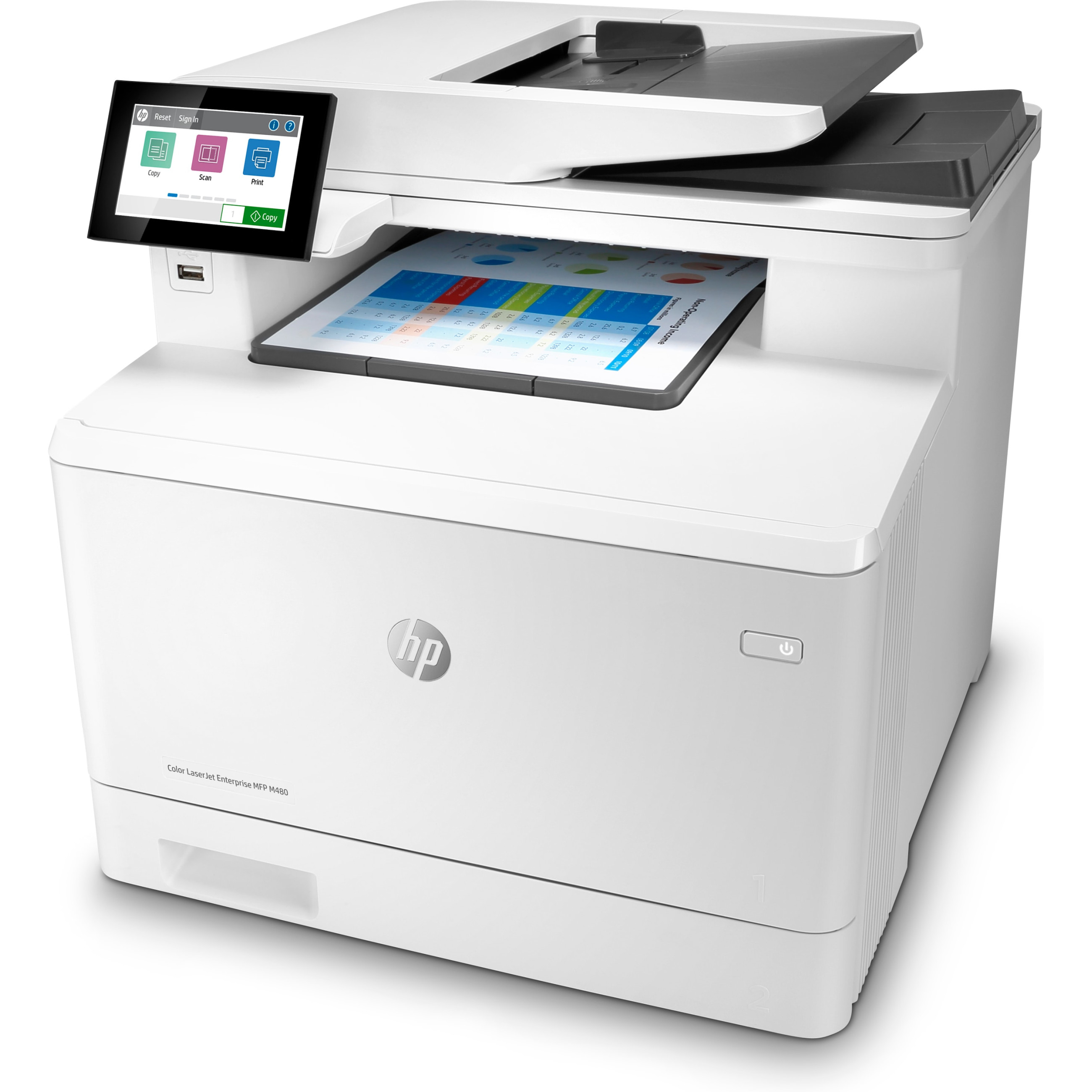 Višenamjenski pisač HP LaserJet Enterprise MFP M480f (laserski, u boji)-7