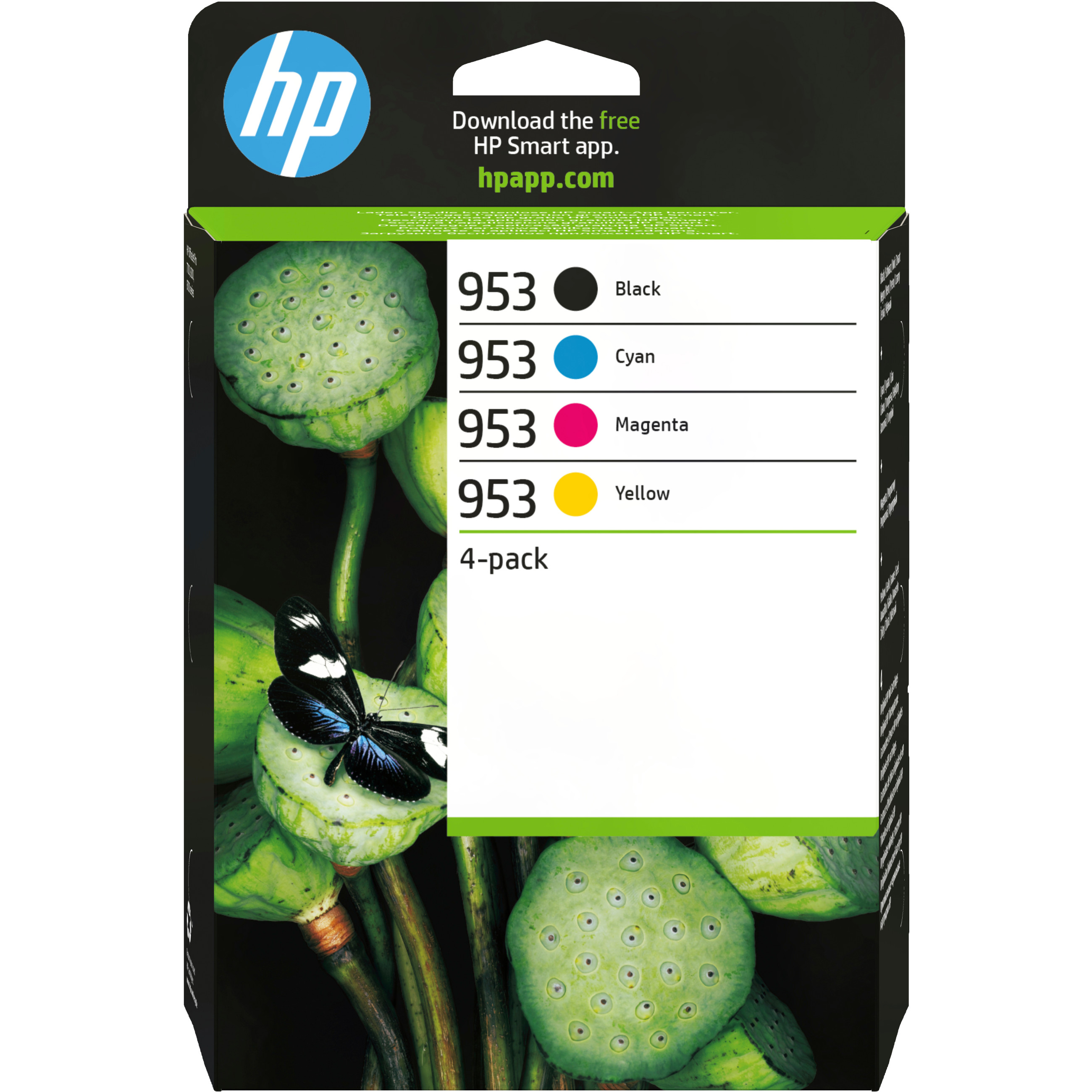 HP 953 - 4-pack - crna, yellow, cyan, magenta - original - ink cartridge-1