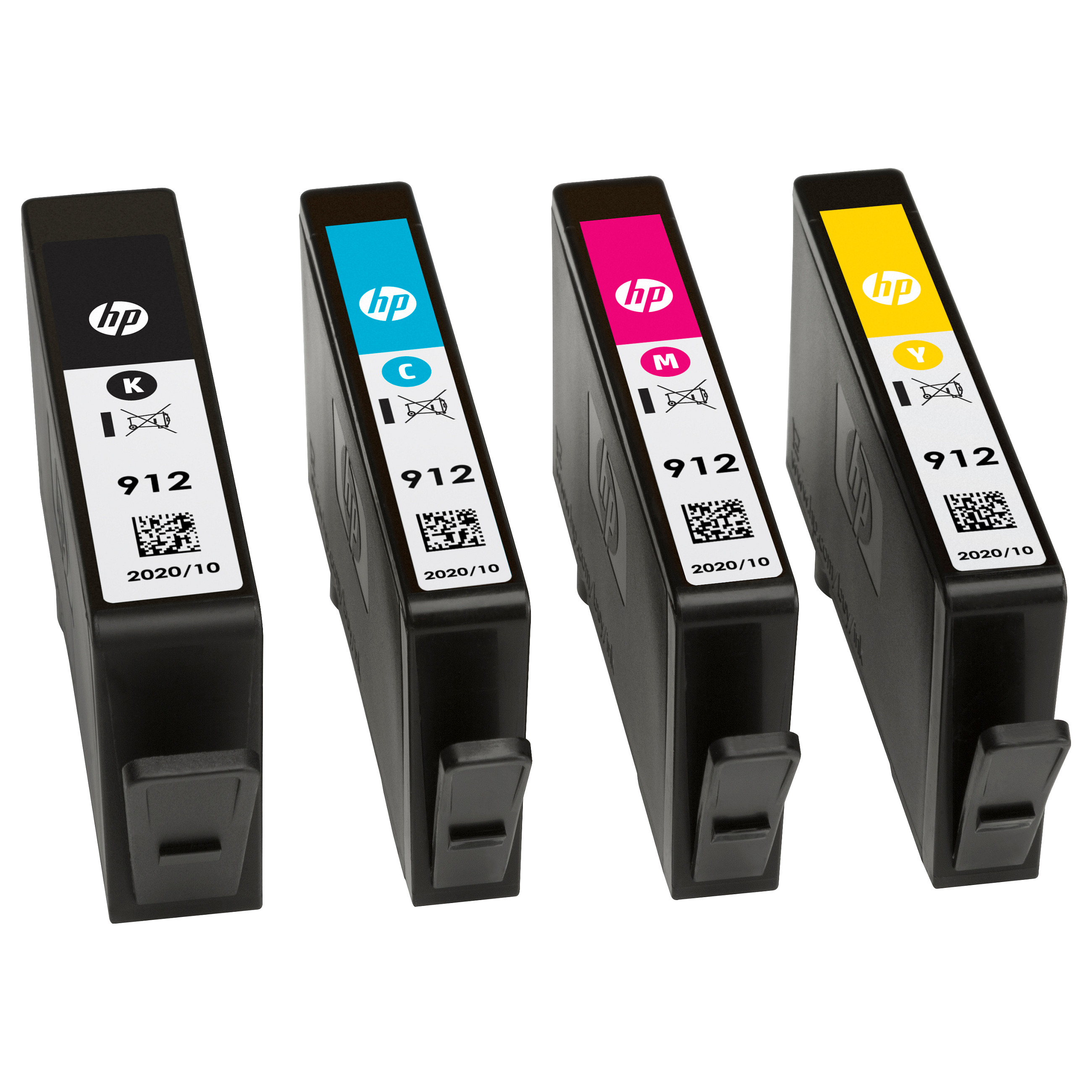 Paket tinte HP 912 (4 komada, original) crna, žuta, cijan, magenta-4