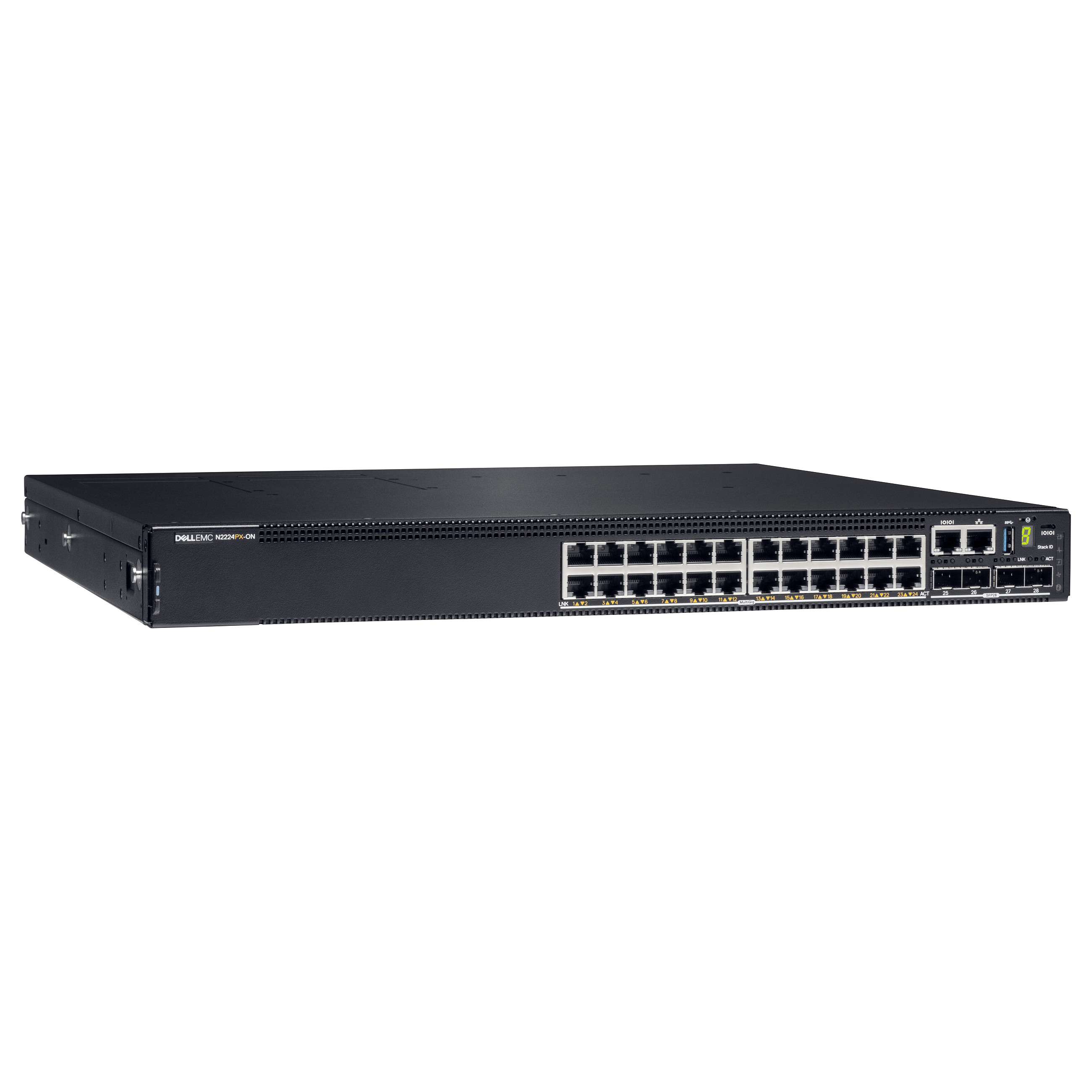Preklopnik DELL EMC PowerSwitch N2200-ON Series N2224PX-ON (24 priključka, upravljani, za montažu na stalak) crni-3