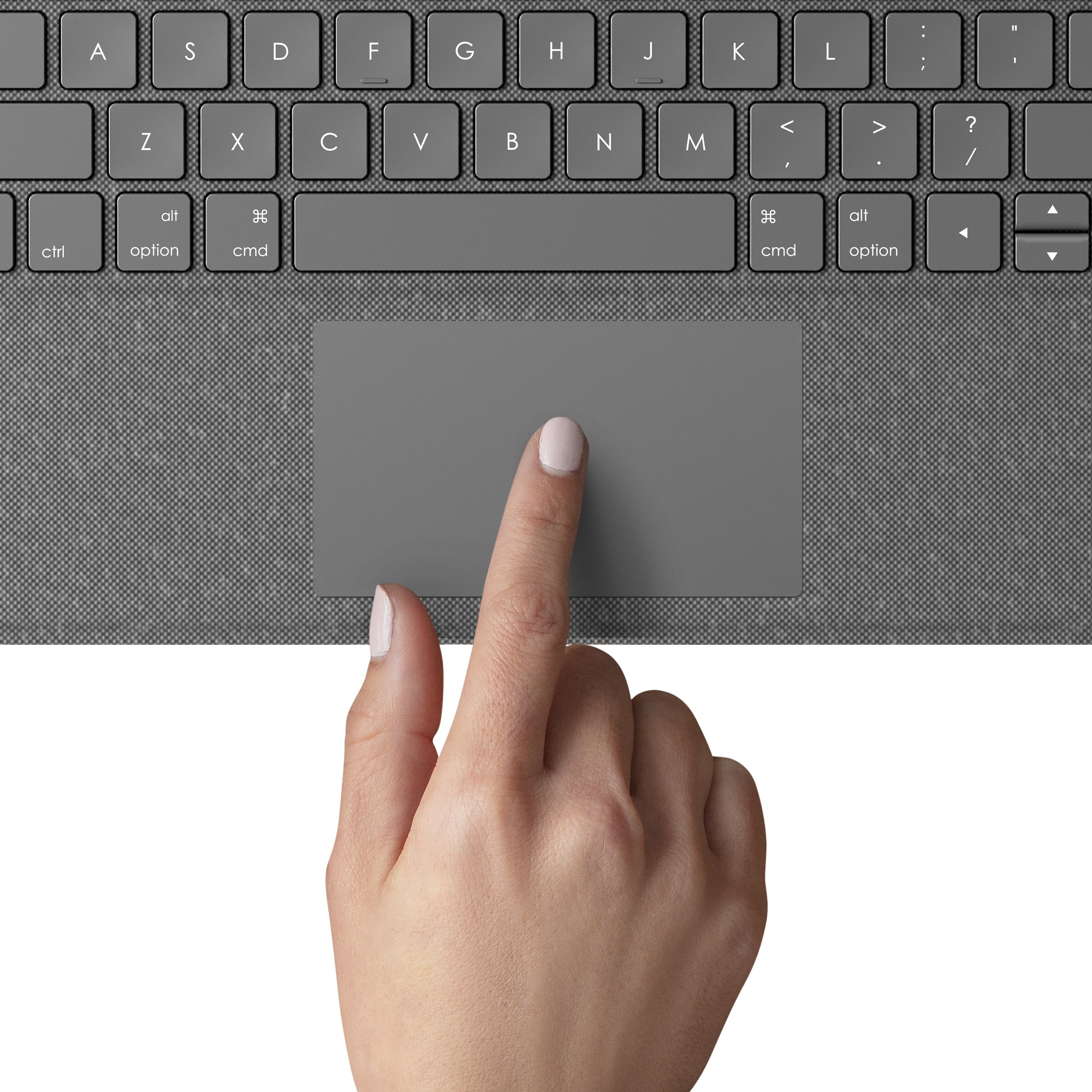 Tipkovnica LOGITECH Folio Touch s futrolom i trackpadom, QWERTZ, njemački, oxford siva – internacionalna non HR tipkovnica-17