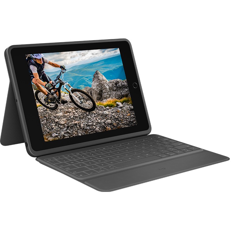Tipkovnica i futrola za Apple 10.2-inch iPad (7th generation, 8th generation) LOGITECH Rugged crna – internacionalna non HR tipkovnica-6
