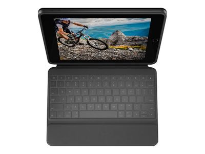Tipkovnica i futrola za Apple 10.2-inch iPad (7th generation, 8th generation) LOGITECH Rugged crna – internacionalna non HR tipkovnica-3