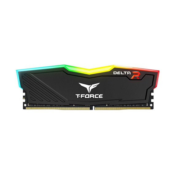Memorijski modul T-FORCE DELTA RGB (DDR4, kit, 16GB: 2 x 8GB, DIMM 288-pin, 3600 MHz / PC4-28800, nebaferirano)-0