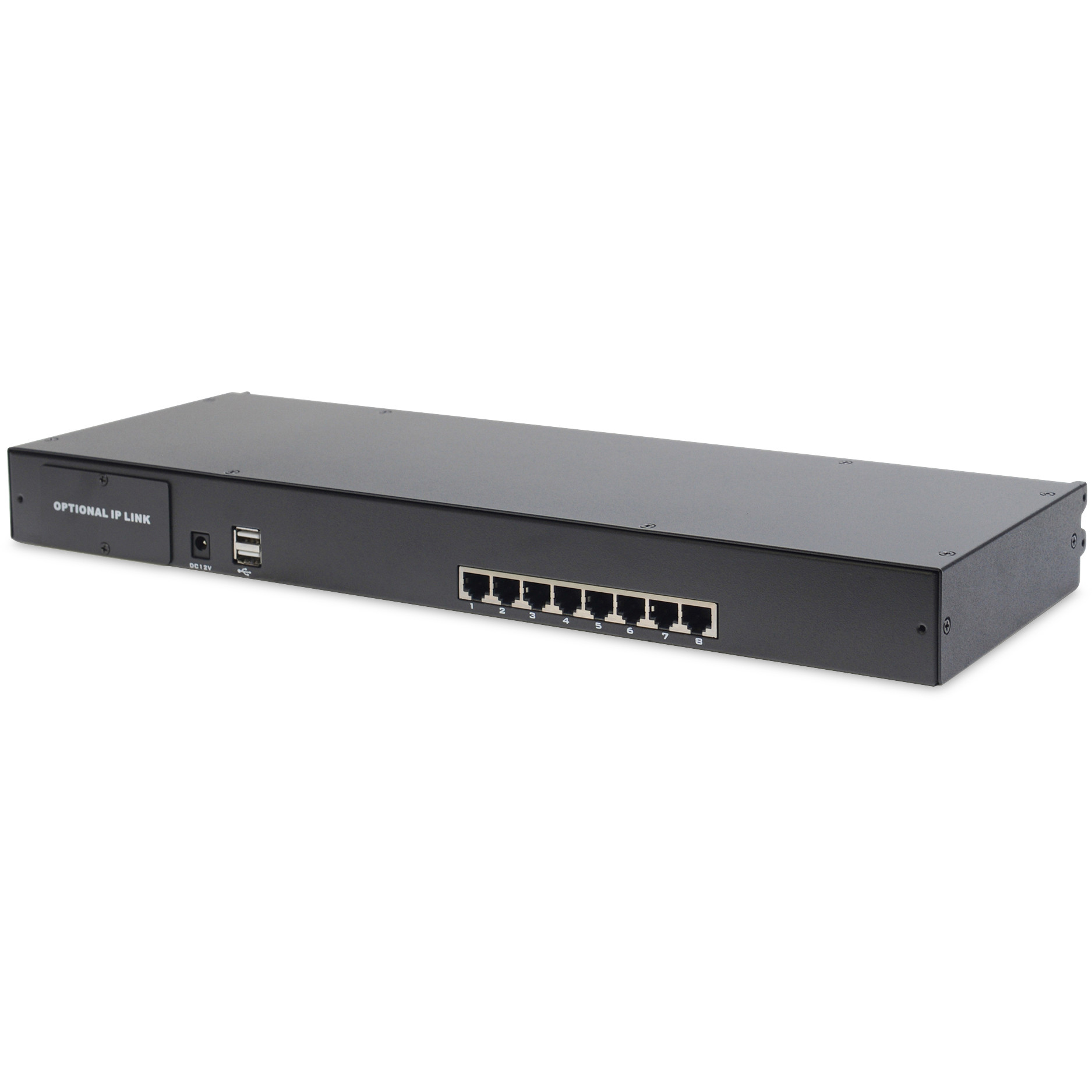 KVM konzola DIGITUS DS-72211-4GE 48.3 cm (19") 1366 x 768 WXGA HD-9