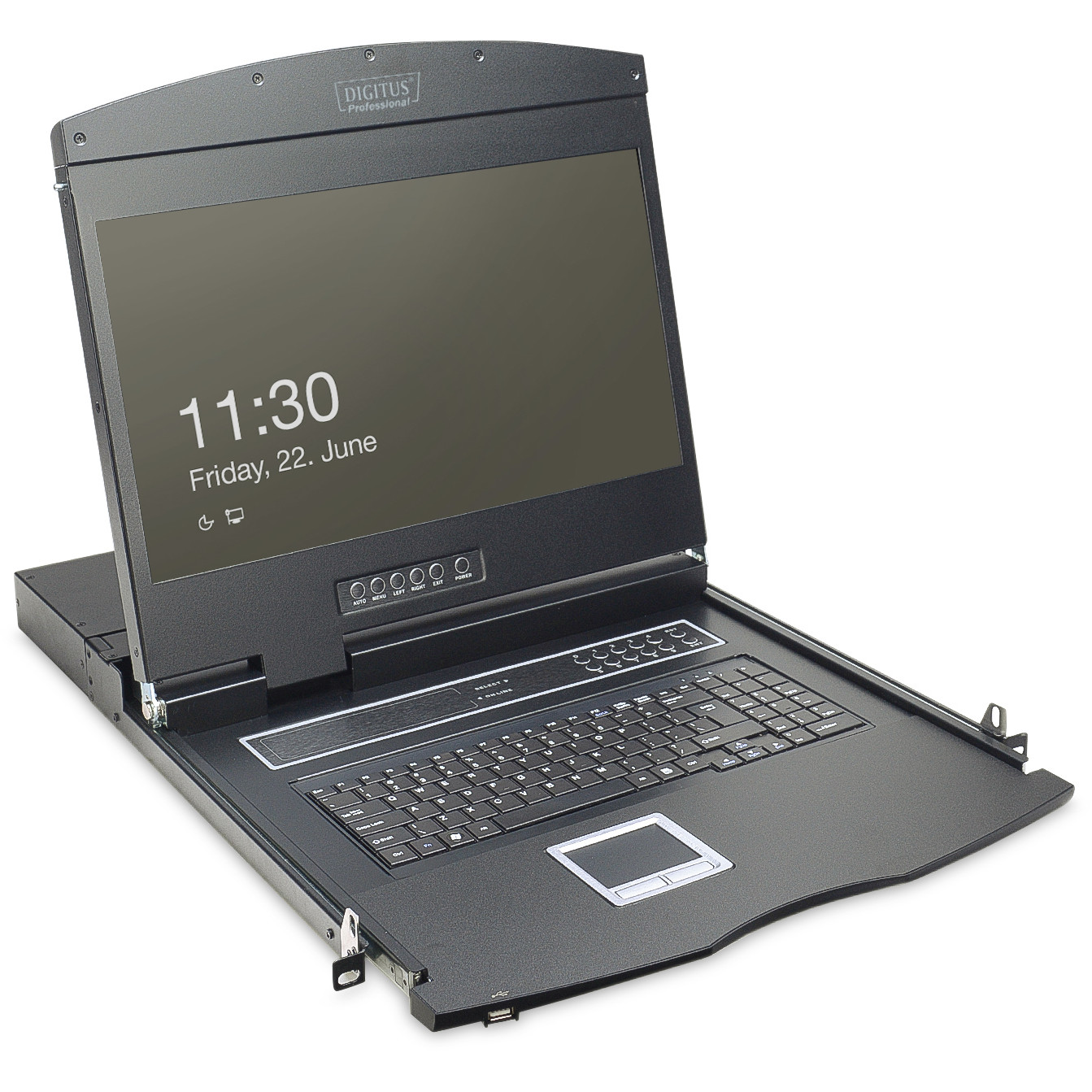 Modularna KVM konzola DIGITUS DS-72211-1GE (48.3 cm, 19", 1366 x 768 WXGA HD)-3