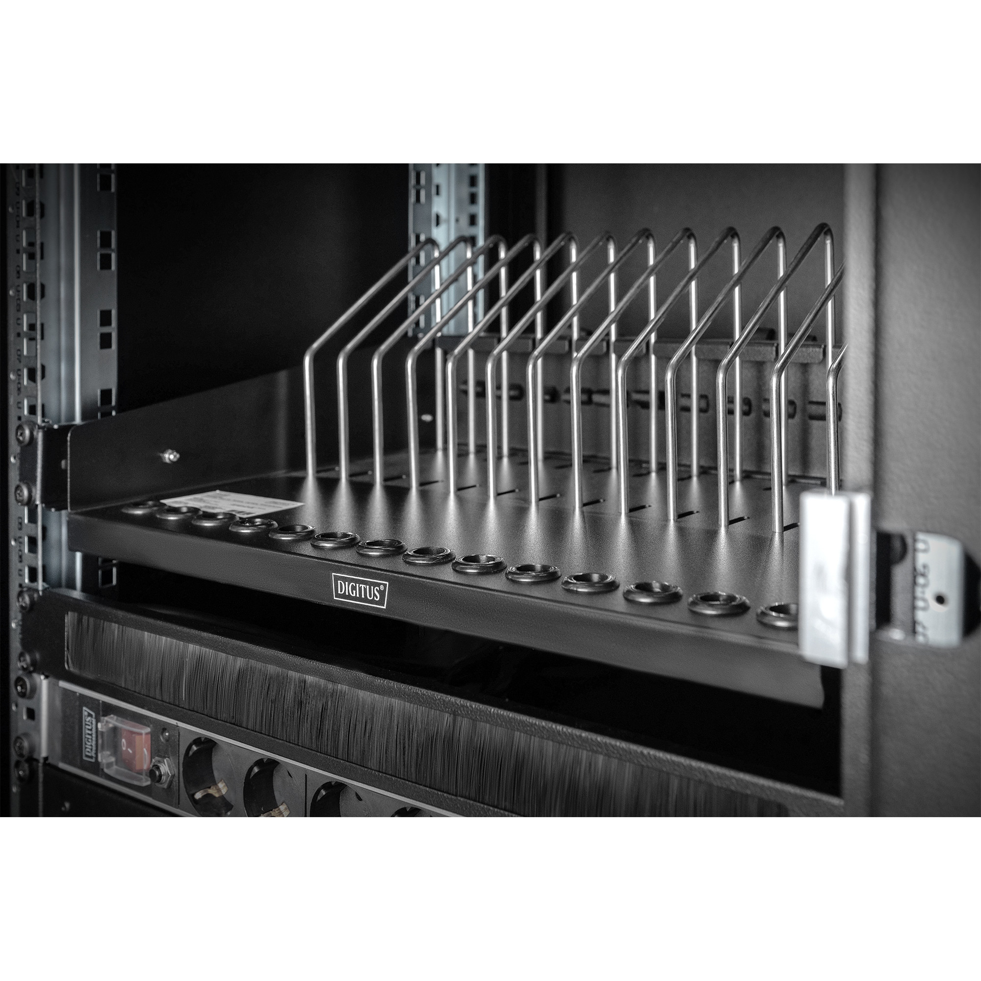 Polica DIGITUS DN-97665 rack shelf - 1U-12