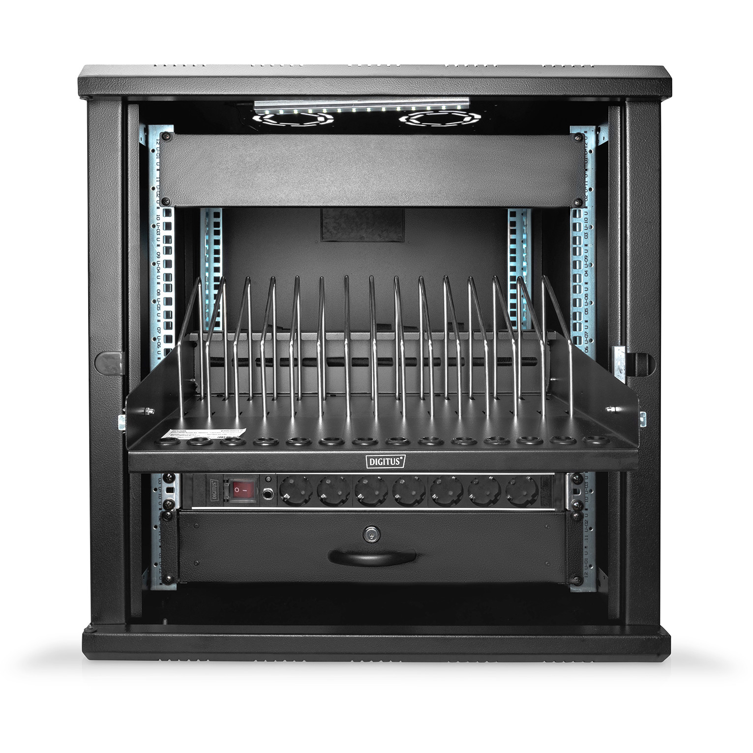 Polica DIGITUS DN-97665 rack shelf - 1U-13