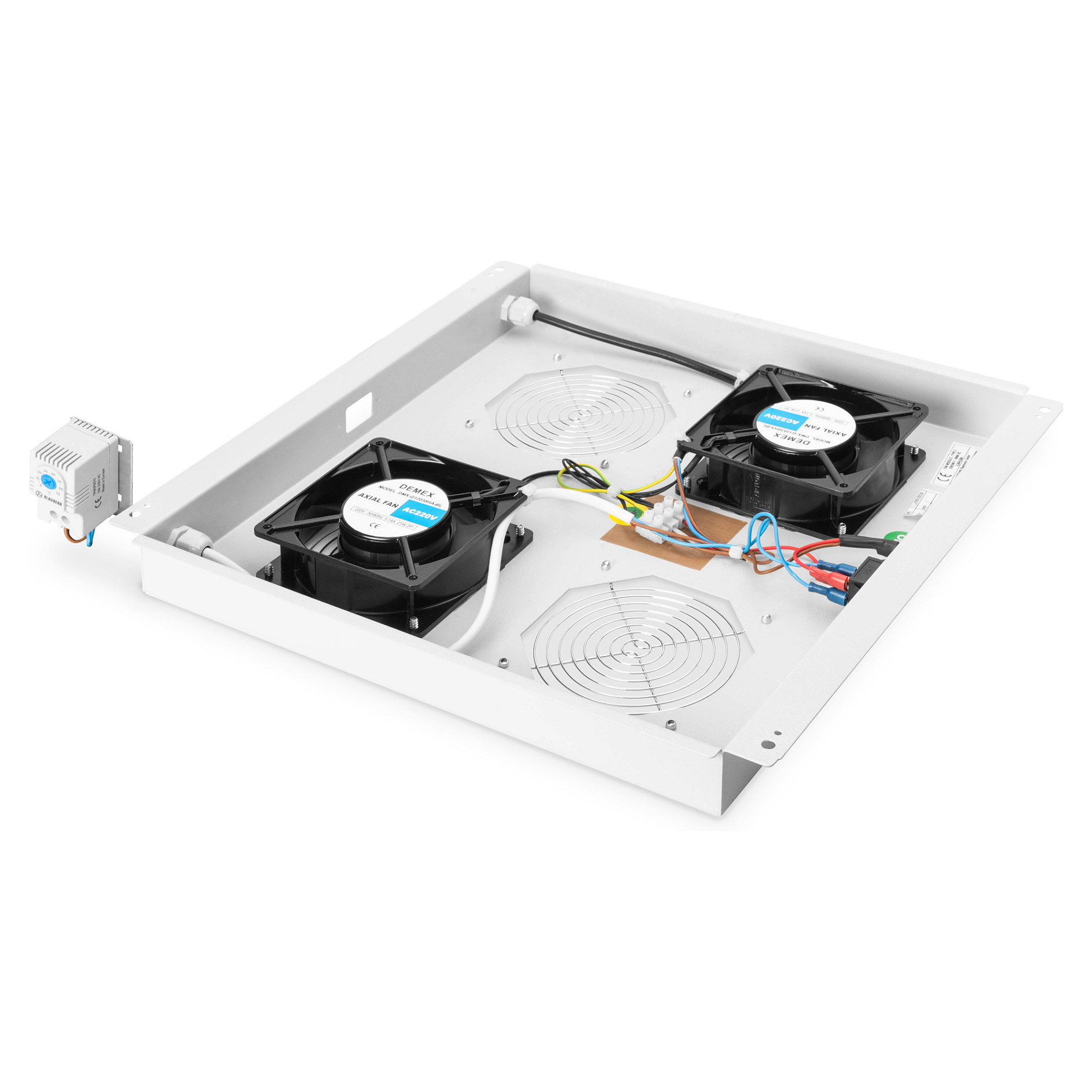 Poklopac s ventilatorima za kučište DIGITUS DN-19 FAN-2-N-4