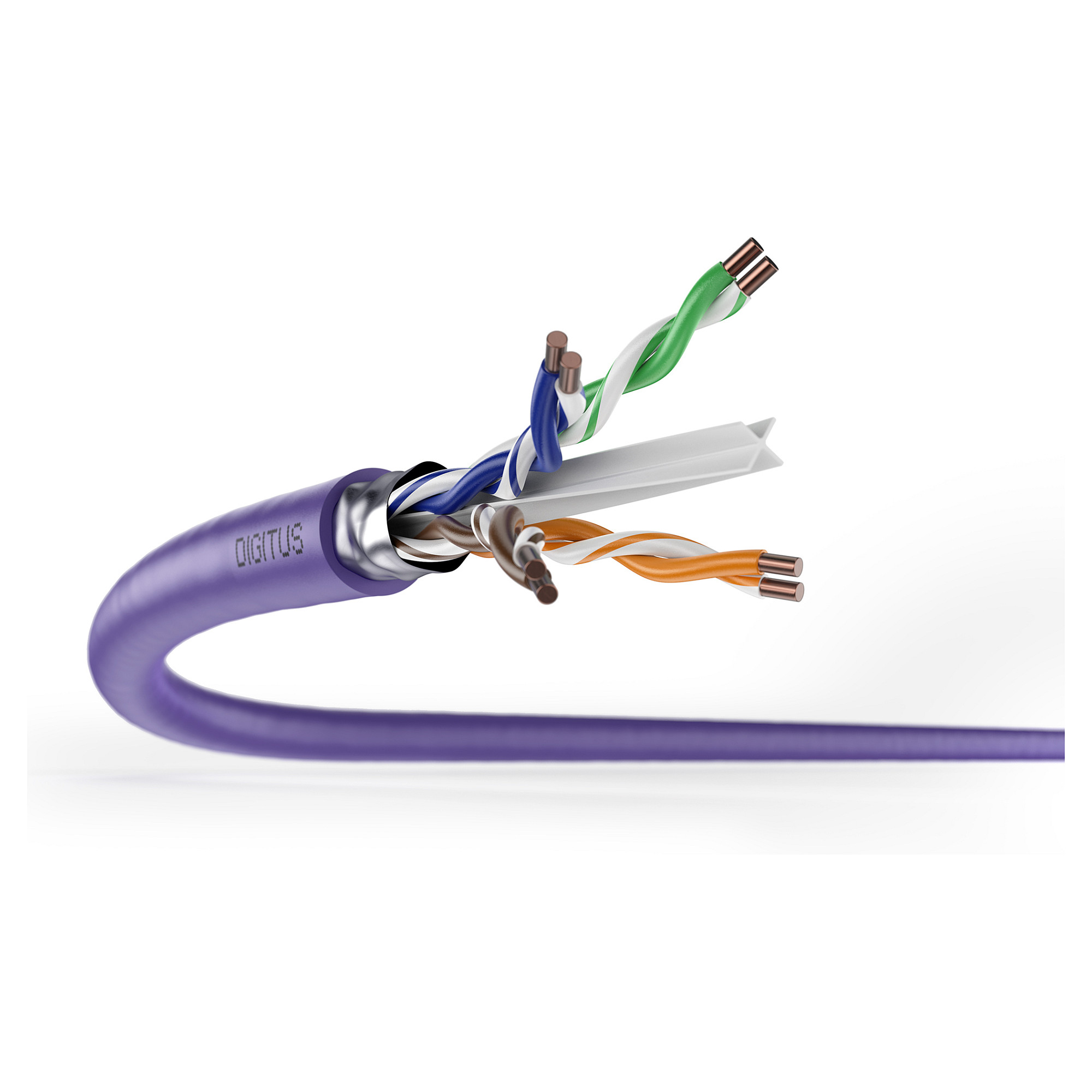 Bulk kabel DIGITUS (305 m, ljubičasta, Category 6, F-UTP, AWG 23)-4