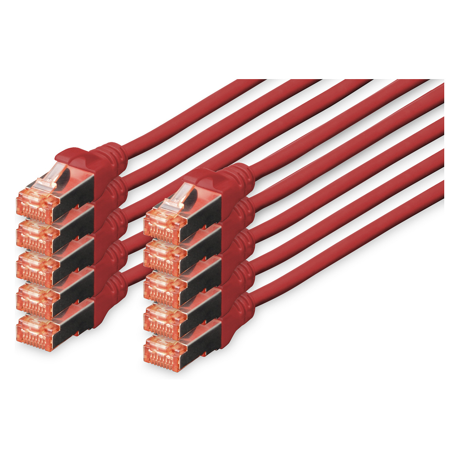 Patch kabel DIGITUS PROFESSIONAL 2 m (kategorija 6, crvena)-1
