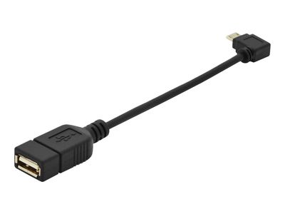 USB adapter DIGITUS Micro USB Type-B/USB Type-A 20 cm