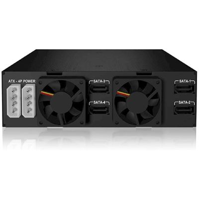 Adapter za diskove ICY BOX IB-2242SSK (4x 2.5" SATA/SAS u 5.25" utor)-2