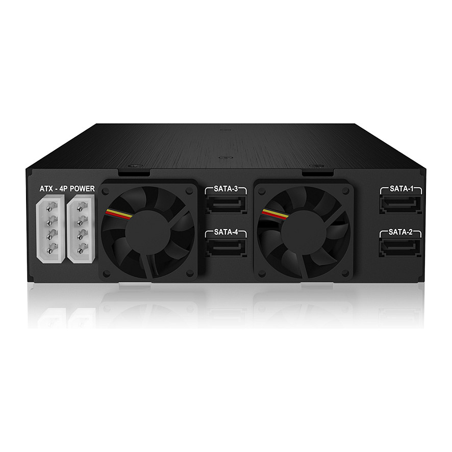 Adapter za diskove ICY BOX IB-2242SSK (4x 2.5" SATA/SAS u 5.25" utor)-8