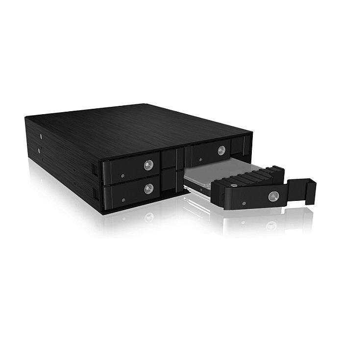 Kavez za pohranu ICY BOX IB-2240SK (5.25", 4x 2.5" SATA HDD, aluminijska konstrukcija, 40 mm ventilatori)-1