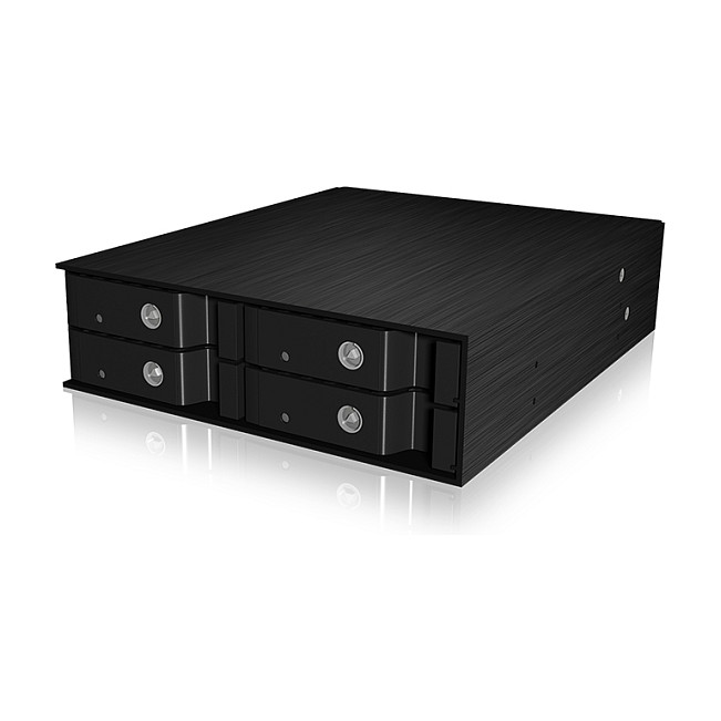 Kavez za pohranu ICY BOX IB-2240SK (5.25", 4x 2.5" SATA HDD, aluminijska konstrukcija, 40 mm ventilatori)-2
