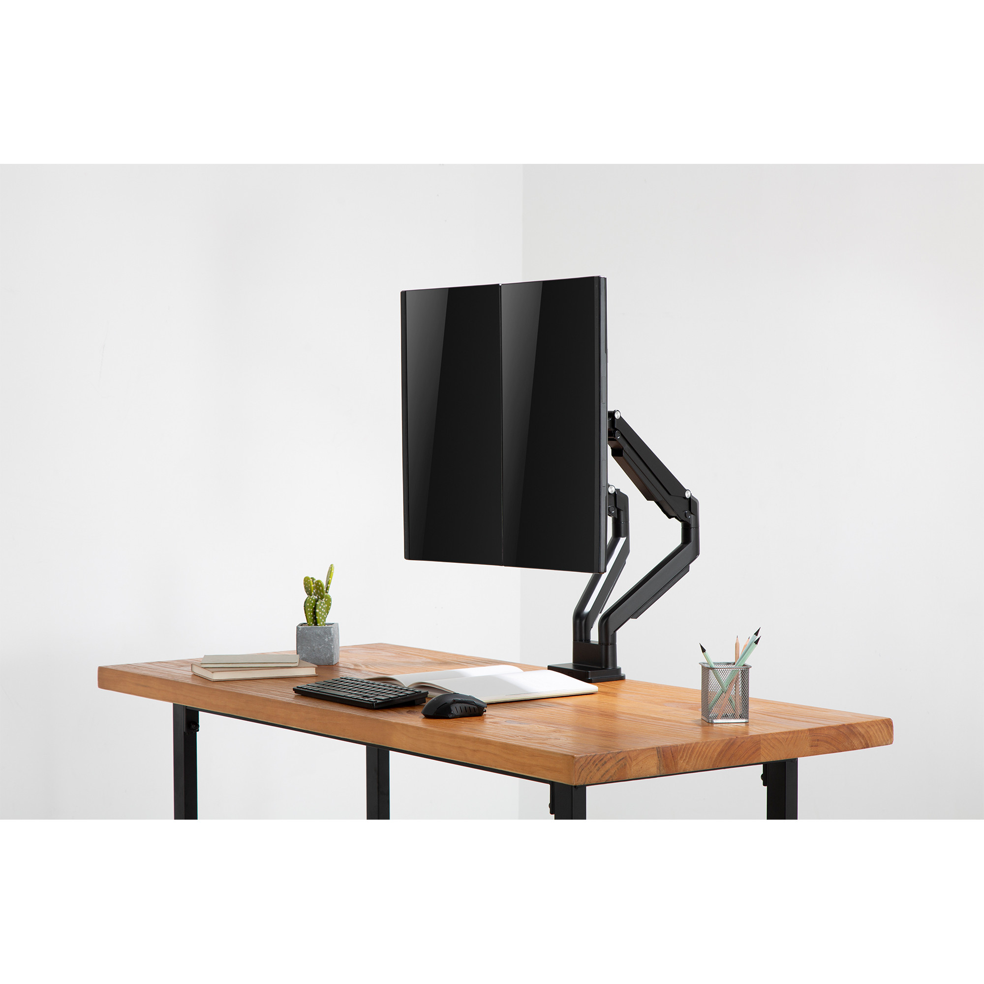 Monitor mount DIGITUS DA-90395 (univerzalni, za 2 monitora 15"-32", VESA)-11