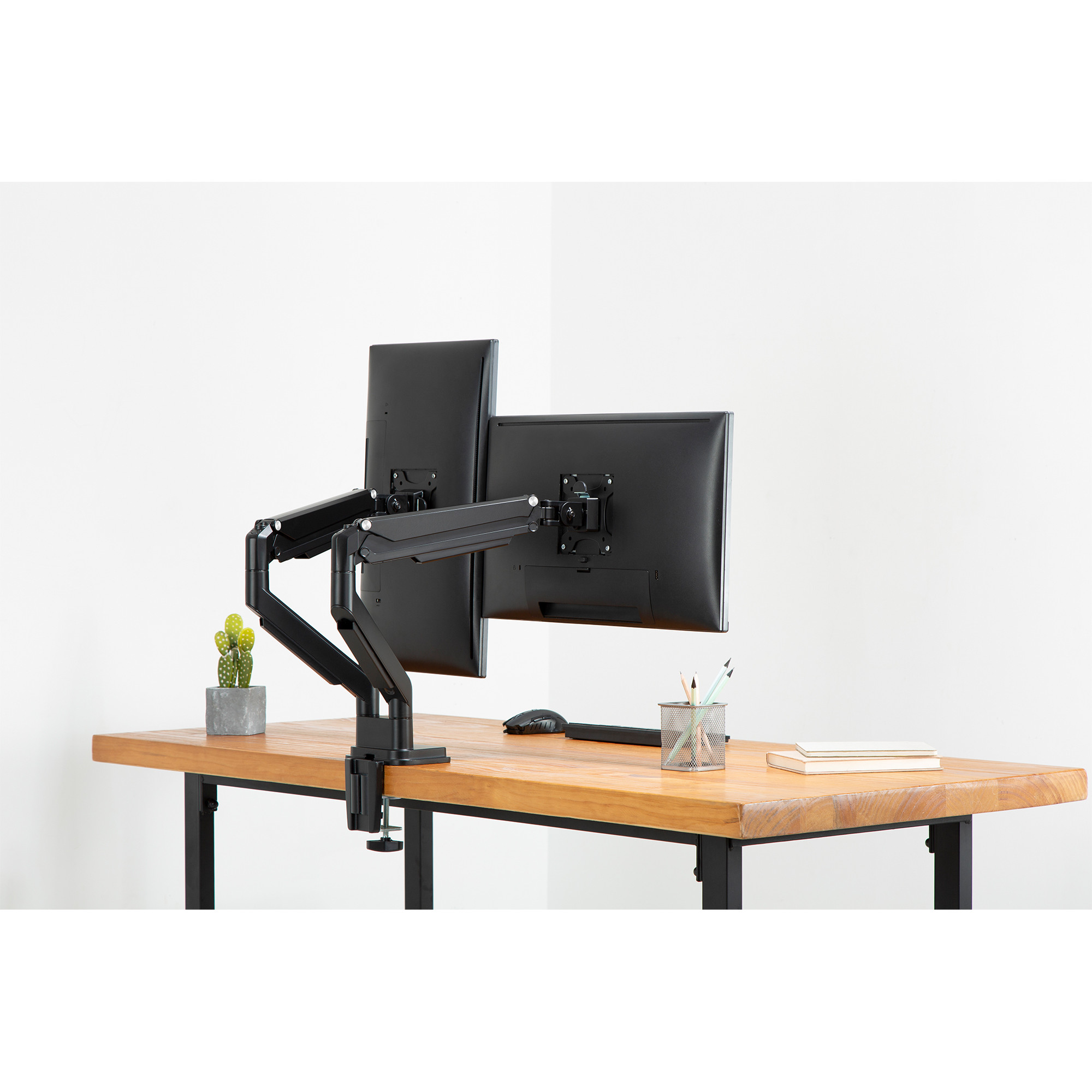 Monitor mount DIGITUS DA-90395 (univerzalni, za 2 monitora 15"-32", VESA)-13
