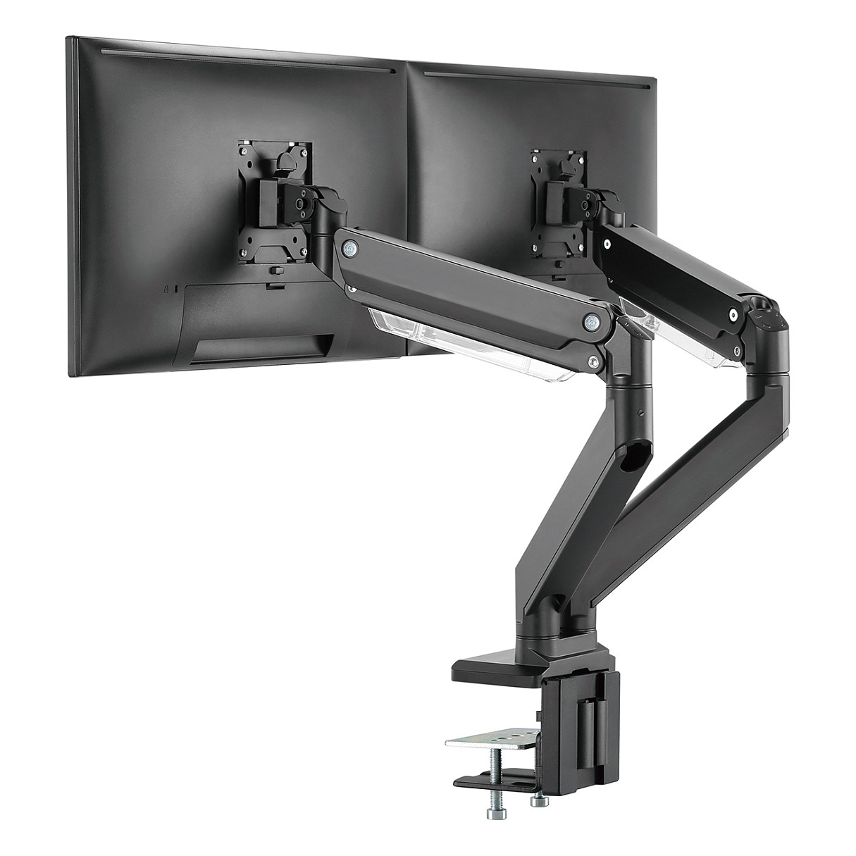 Nosač za monitor DIGITUS (za 2 LCD zaslona / zakrivljeni LCD zaslon, plinska opruga) mat crna-8