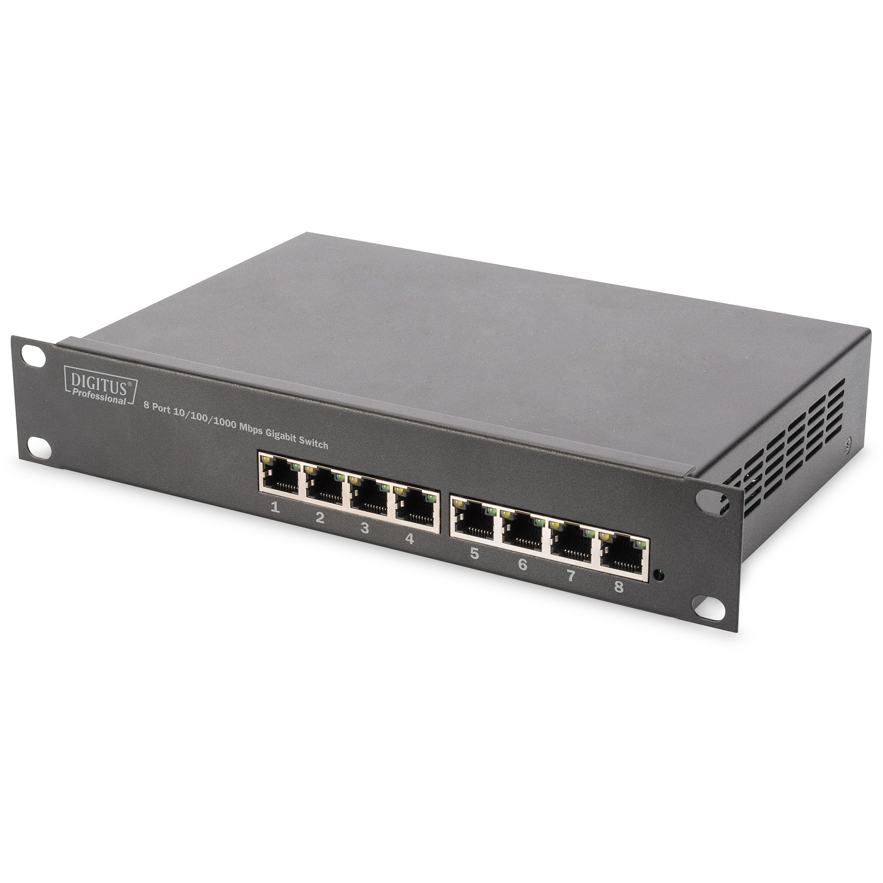 Set za mrežnu opremu DIGITUS (10", uključuje zidni stalak od 6HE)-10