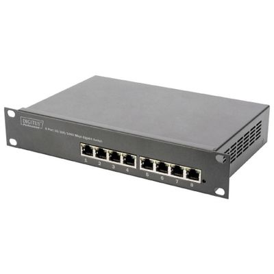 Set za mrežnu opremu DIGITUS (10", uključuje zidni stalak od 6HE)-2